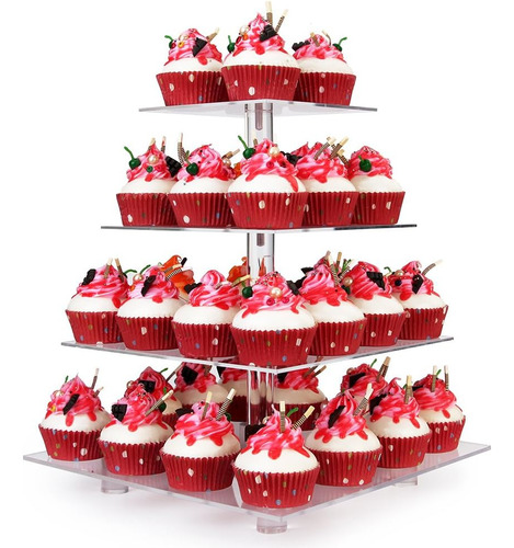 5 Niveles Expositor Cupcakes Para Pastelería Boda Cumpleaños