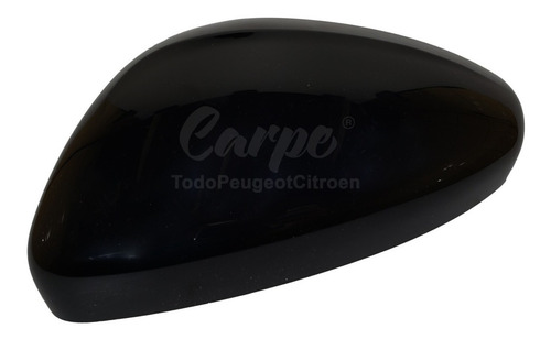 Imagen 4 de 8 de Cacha Tapa Carcasa Espejo Izquierdo Color Negro Peugeot 208