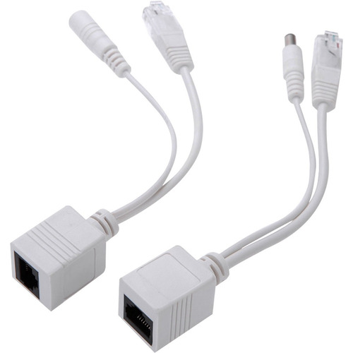 4x Adaptador Poe Passivo - Kit Adaptador Injetor + Separador