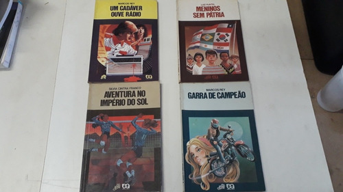 Lote Com 4 Livros Coleção Vaga-lume