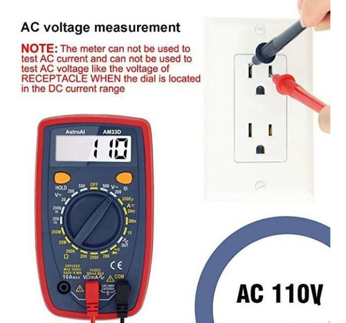  Multímetro Polímetro Tester Digital
