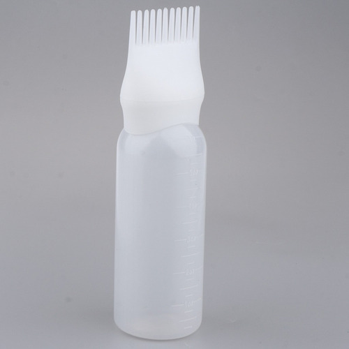 Aplicador De La Botella De Tinte Para El Cabello Blanco