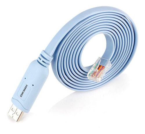 Oikwan Cable De Consola Usb, Cable De Consola Usb A Rj45 Par