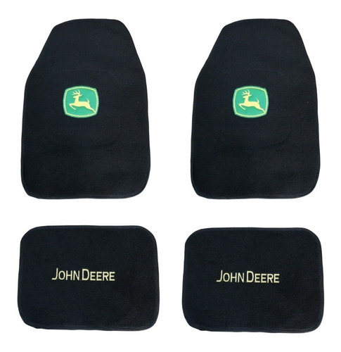 Kit 4 Tapetes Alfombra John Deere Vw Parati 2.0 2006