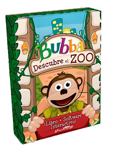 Libro Y Sofware Interactivo Bubba Zoo De 2 A 6 Años