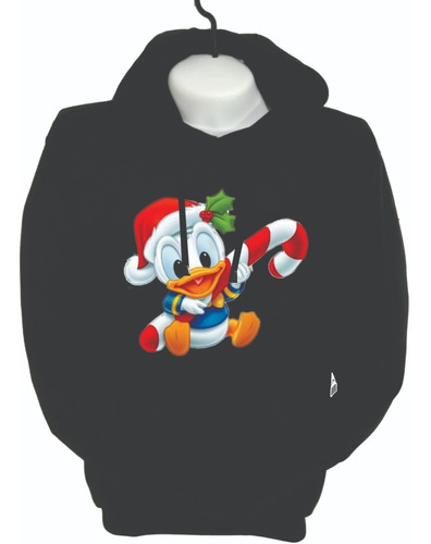 Buzos Busos Hoodie  Navideños Pato Donald Navidad Cap