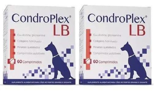 Kit 2 Condroplex Lb Suplemento Cães 60 Comprimidos - Avert