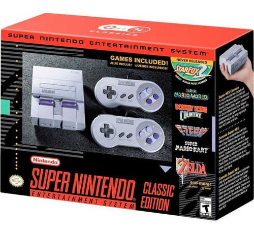 Consola Super Nintendo Mini Classic Edition Snes