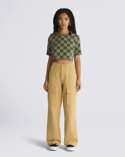 Pantalones vans amarillo sale