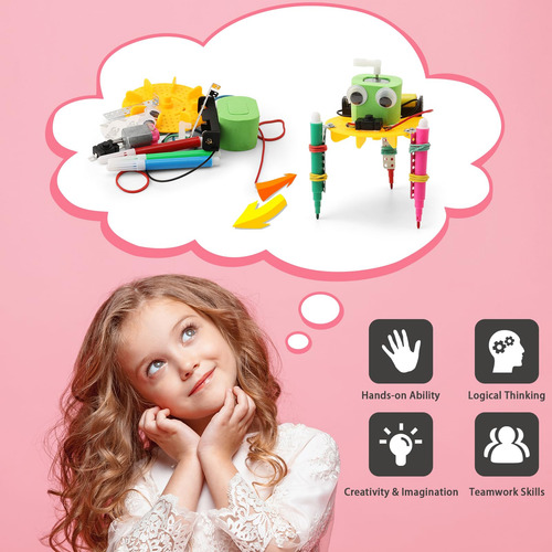 Kit De Robótica Stem Para Niños 6-12 Años, Manualidades De R