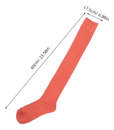 3 Pares De Calcetines Hasta El Muslo Para Mujer