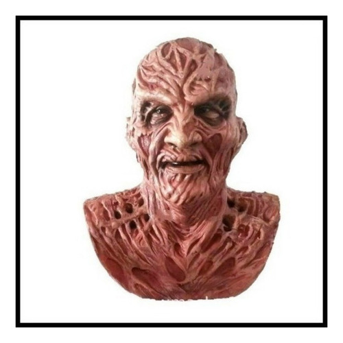 Máscara Cosplay Freddy Krueger Látex Realista Terror