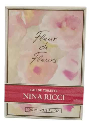 Vintage Fleur De Fleurs Nina Ricci, Frasco 100ml