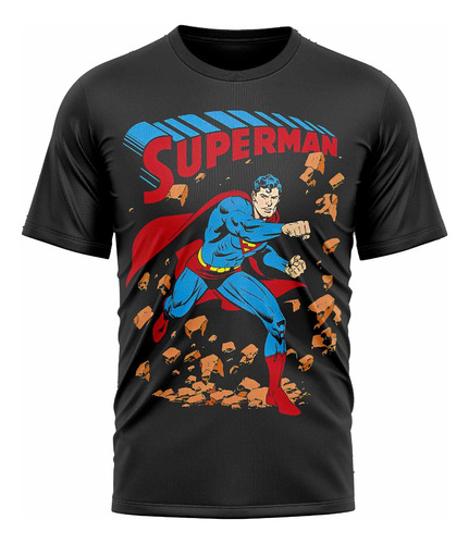 Remera Superman Dc Comics 100% Algodon Dtf#1801