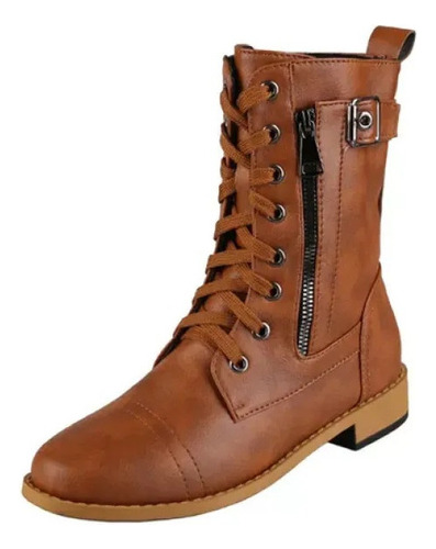 D Botas Vaqueras De Estilo Occidental For Mujer, Cálidas, T