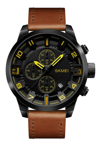 Reloj Hombre Skmei 1309 Moderno Elegate Fecha Cronografos
