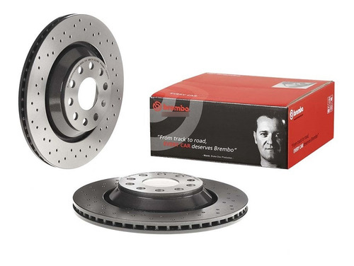 Discos Brembo Xtra Vw Passat 1.4tsi 4motion 2016-2019 T Par