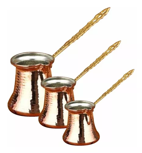 Comprar cafetera turca de cobre martillado, 9 oz, 3 tazas - Grand