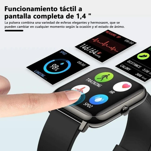 Imagen 9 de 10 de P22 Reloj Inteligente Smartwatch Ip67 Deporte Monitor Salud