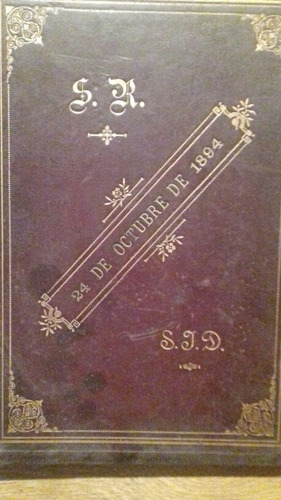 Album Poesias Manuscritas E Iluminadas  Dugros 1904 Saravia
