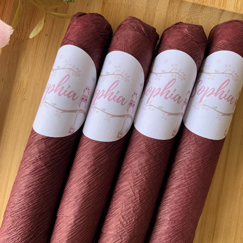 Charutos De Chocolate Personalizado Maternidade 70 Unidades