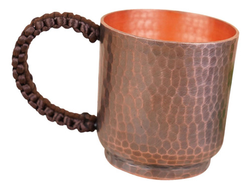De Taza De Cobre De 100 Ml Con Asa, Taza De Agua Martillada,