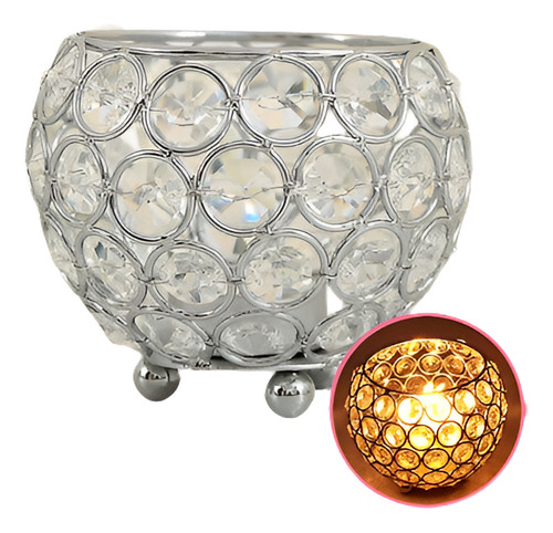 Boda Casa Decor Cristal Tealight Vela Titulares Linterna Cen