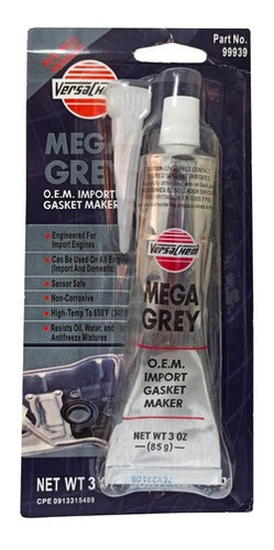 Silicon Gris Alta Temperatura Mega Grey