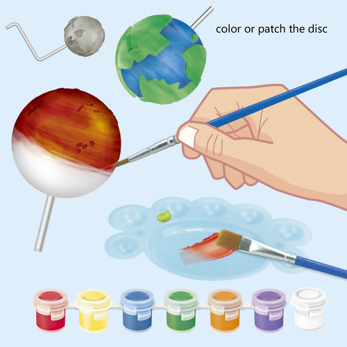 Set De Juguetes De Bricolaje Con Sistema Solar 3d Para Niños