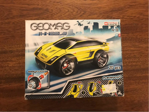 Auto Para Construir / Geomag Wheels. Importado! Desde 6 Años 20