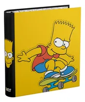 Comprar Carpeta Los Simpsons Escolar 3 Aros 3 X 40 Mooving Color Bart Skate - Bart