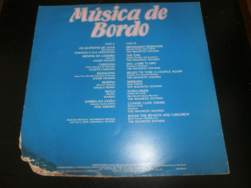 Lp Música De Bordo Vol.2 - Diversos, Disco Vinil, Ano 1982 (Usado)