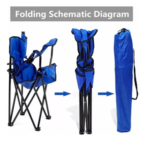 Silla Plegable De Playa Camping Pesca Picnic Playa