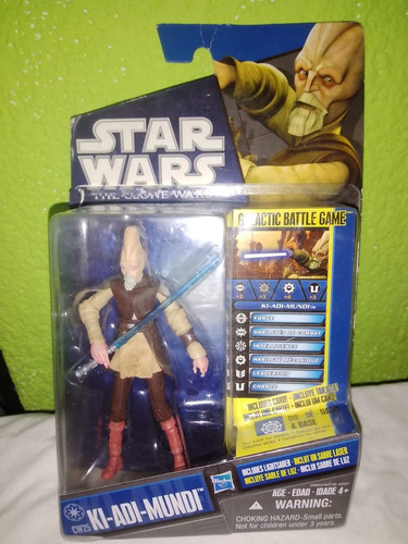 Star Wars The Clone Wars Ki Adi Mundi Jedi Master! (Usado)