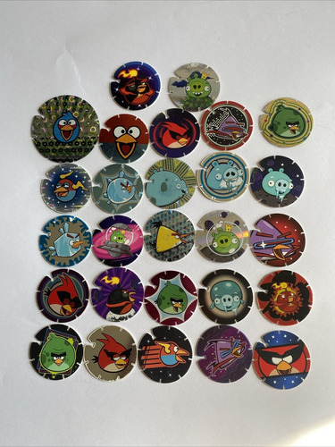 27 Tazos De Angry Birds Sabritas