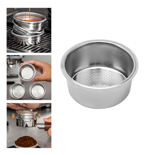 Filtro De Café De Acero Inoxidable, Taza De 51mm X 23mm