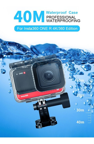 Insta 360 One R 4k Cascara De Buceo, Estuche, Protector
