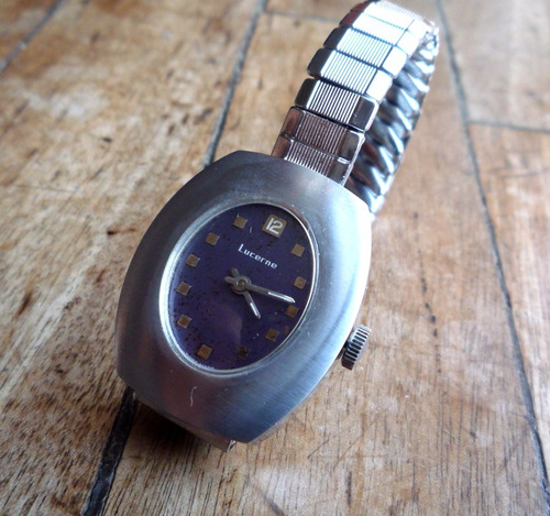 Lucerne Dama Reloj Retro Vintage Coleccion Antiguo 21017swt