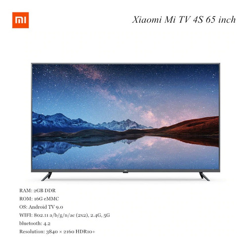Televisor Xiaomi Mi Tv 4s 65 Pulgadas Nuevo/ Sellado Stock!!
