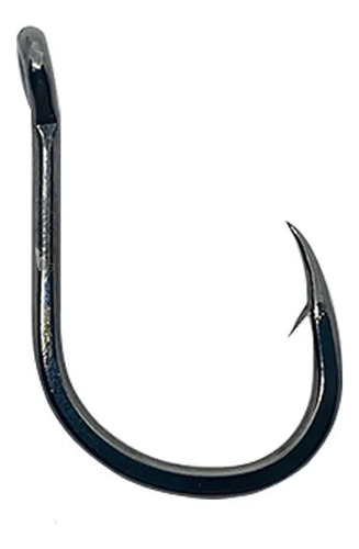 Kit Anzol Crown Koiso Black Nº24 Em Aço Carbono Forjado 15un