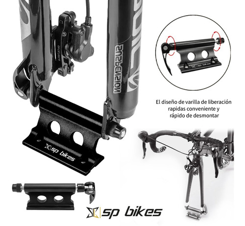 Rack Portabicicleta Vaquita Sp Bikes Pick Up Horquilla Tijer