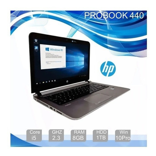 Laptop Hp Probook 440 G3 14 , Core I5, 8gb, 1tb, W10 Bg