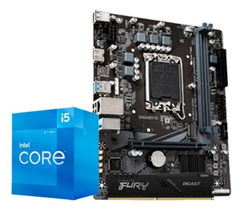 Kit Actualización Intel Core I5 12400 H610 12va