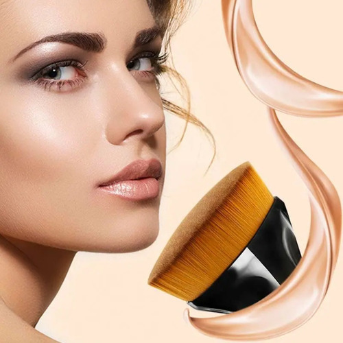 Pincel Mágico Hexagonal Famoso No Tiktok Flawless Brush Cor Preto