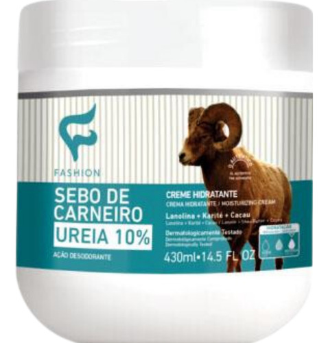 Kit 2 Creme Pés E Mãos Sebo De Carneiro Ureia 10% Rachaduras