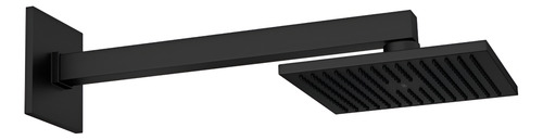 Chuveiro Deca Parede Quadrado Black Matte 1992.bl.ct.mt