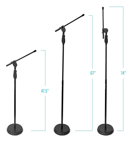 Axcessables Soporte Para Microfono De Una Mano Con Base R...