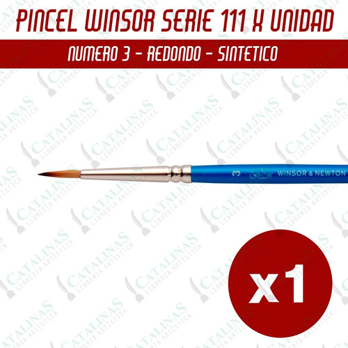 Pincel Acuarela Winsor & Newton S 111 Numero 3 Microcentro