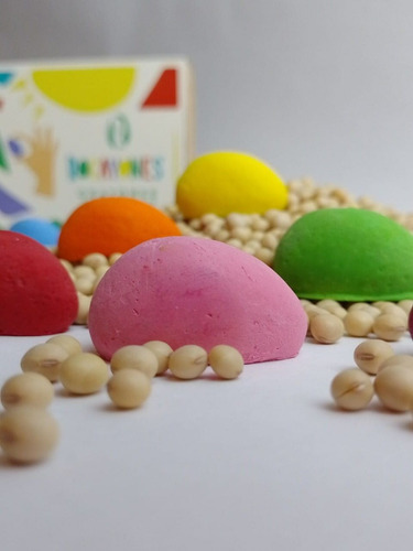 Crayones Rocayones Cera De Soja X 8 Arte Didáctico Waldorf