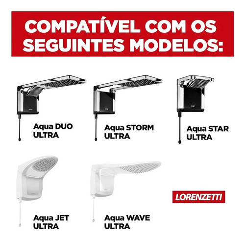 Kit Sistema Acionamento + Lamina Lorenzetti Acqua Original